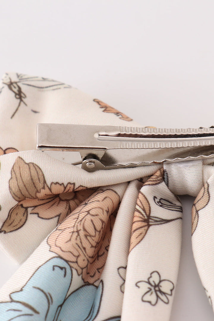 Floral Print Sailor Bow