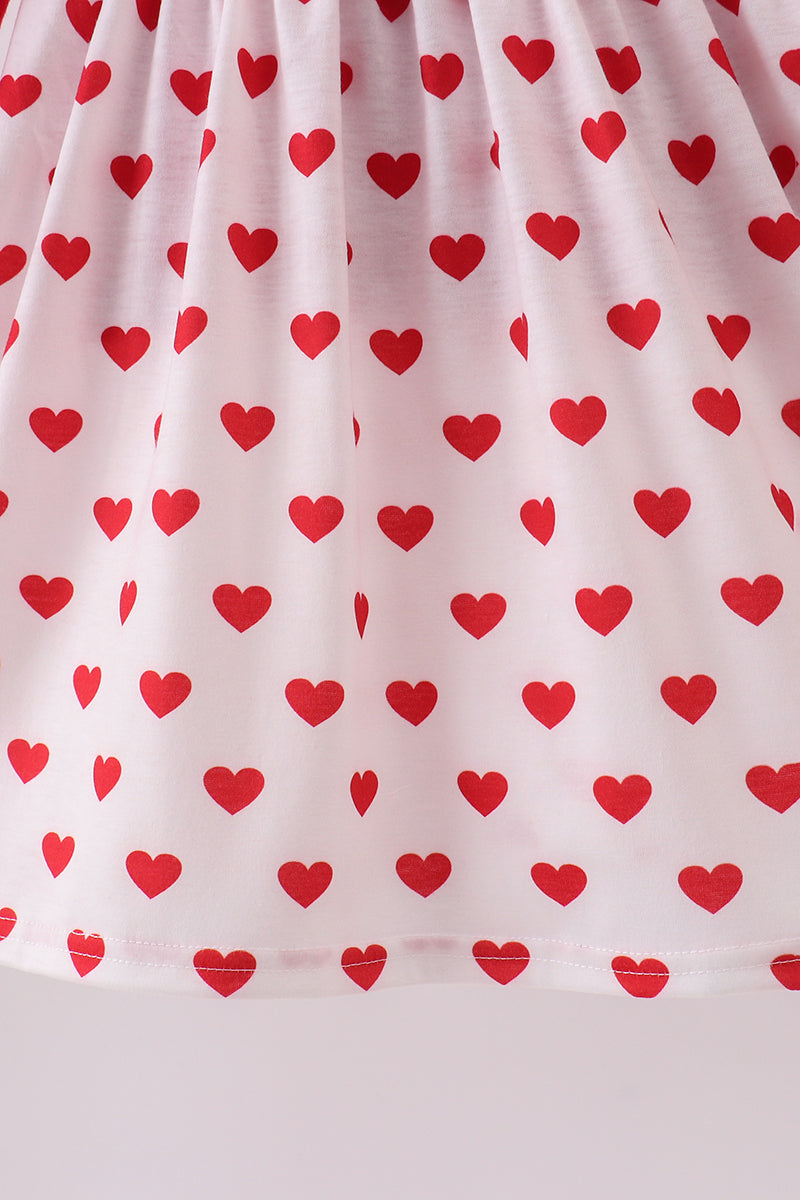 Red Heart Applique Ruffle 2-Piece Set