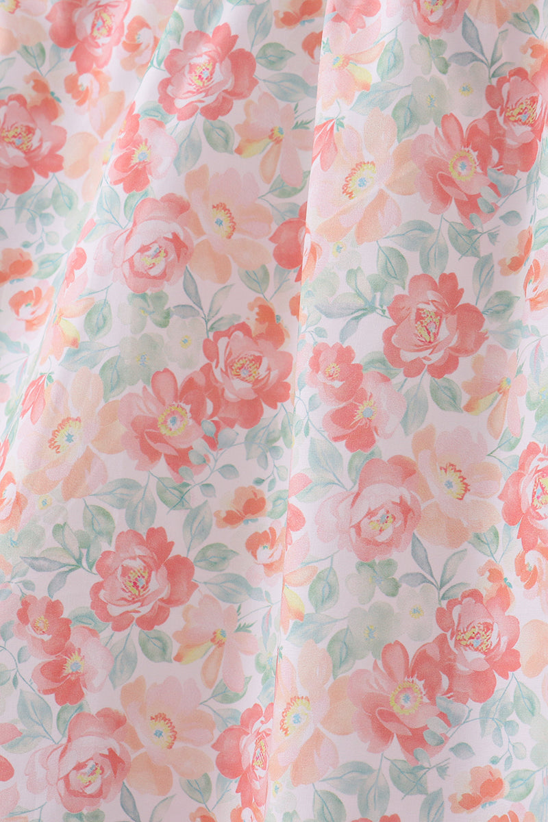 Floral I love My Mom Embroidered Dress