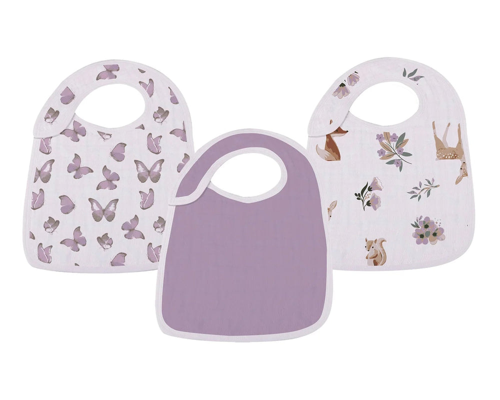 Mountain Meadow Snap Bibs 3 Pack