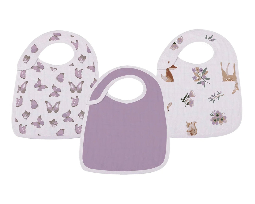 Mountain Meadow Snap Bibs 3 Pack