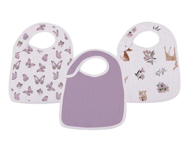 Mountain Meadow Snap Bibs 3 Pack