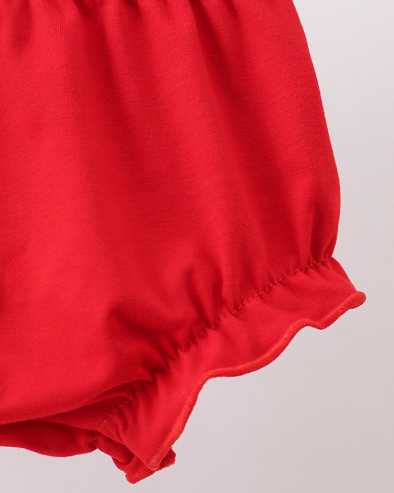 Red bloomers