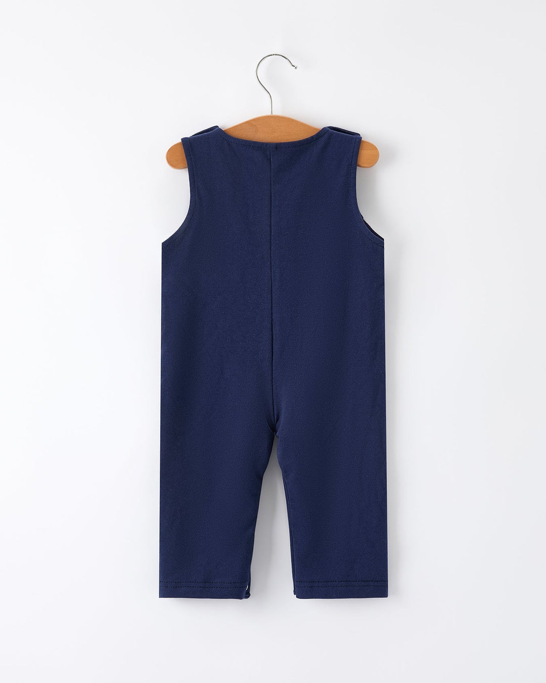 Dog Baseball Smocking Embroidered Romper