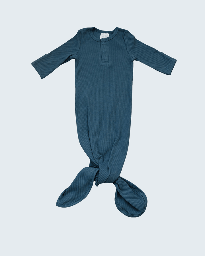 Navy blue knot gown