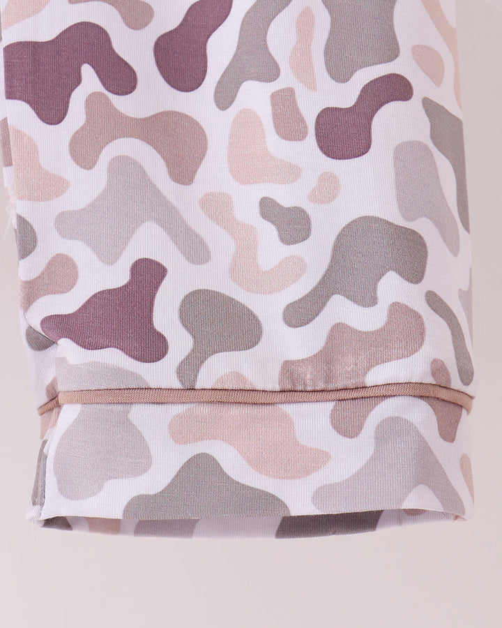 Neutral Camouflage Bamboo Pajama Set