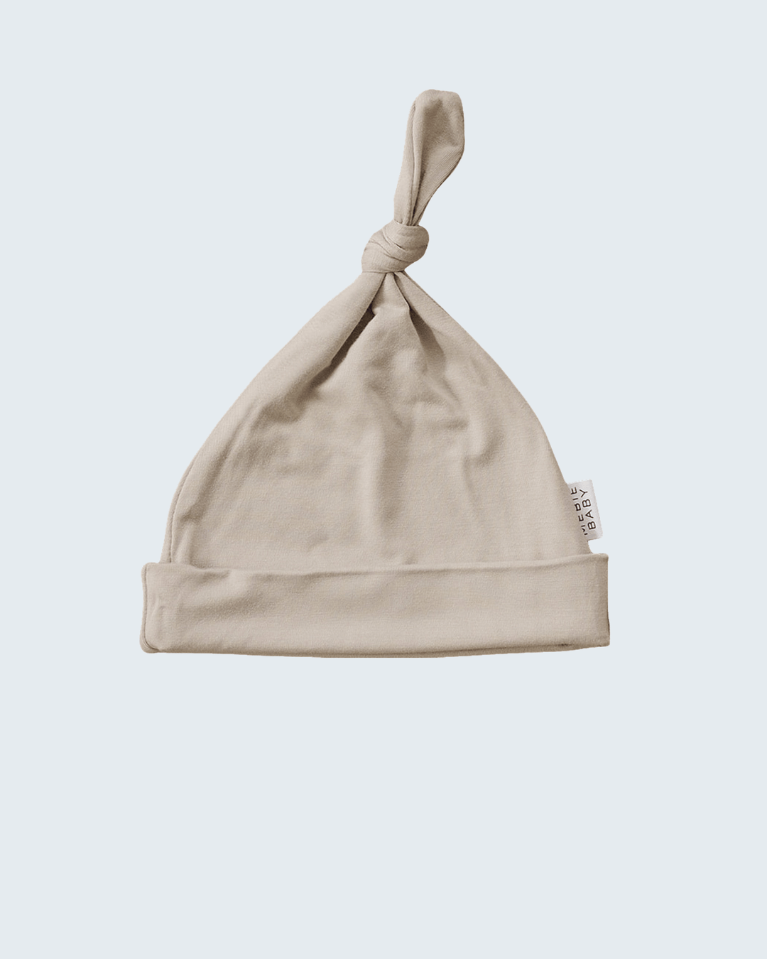 Oatmeal bamboo newborn knot hat