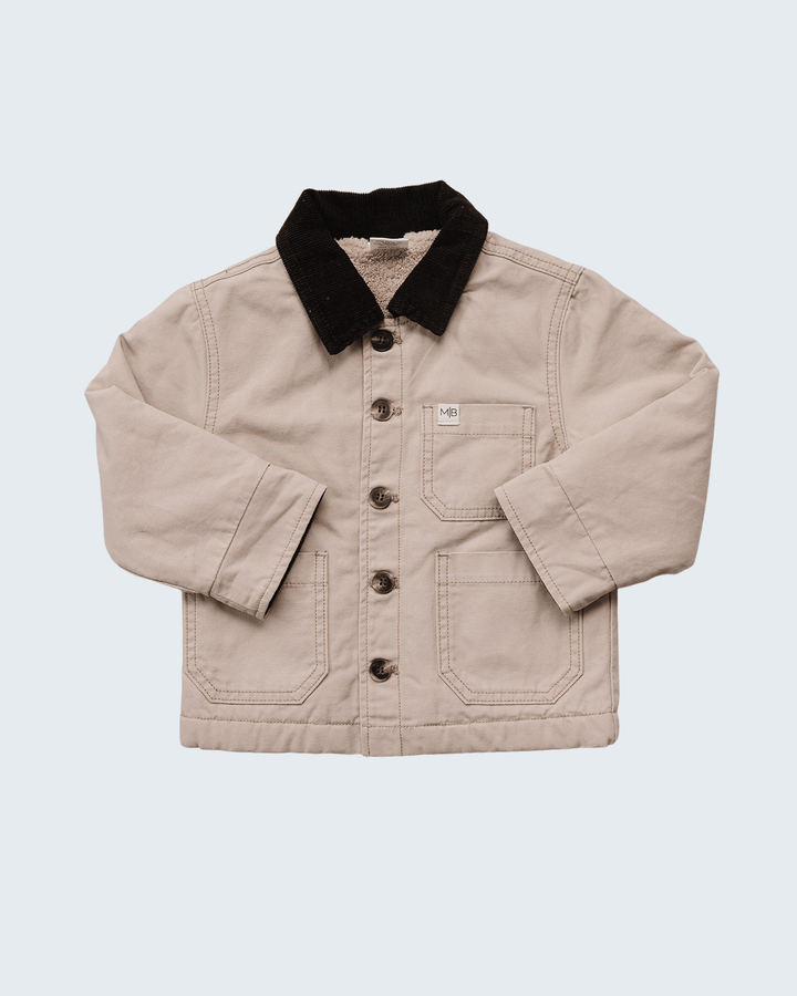 Oatmeal Cotton Barn Jacket