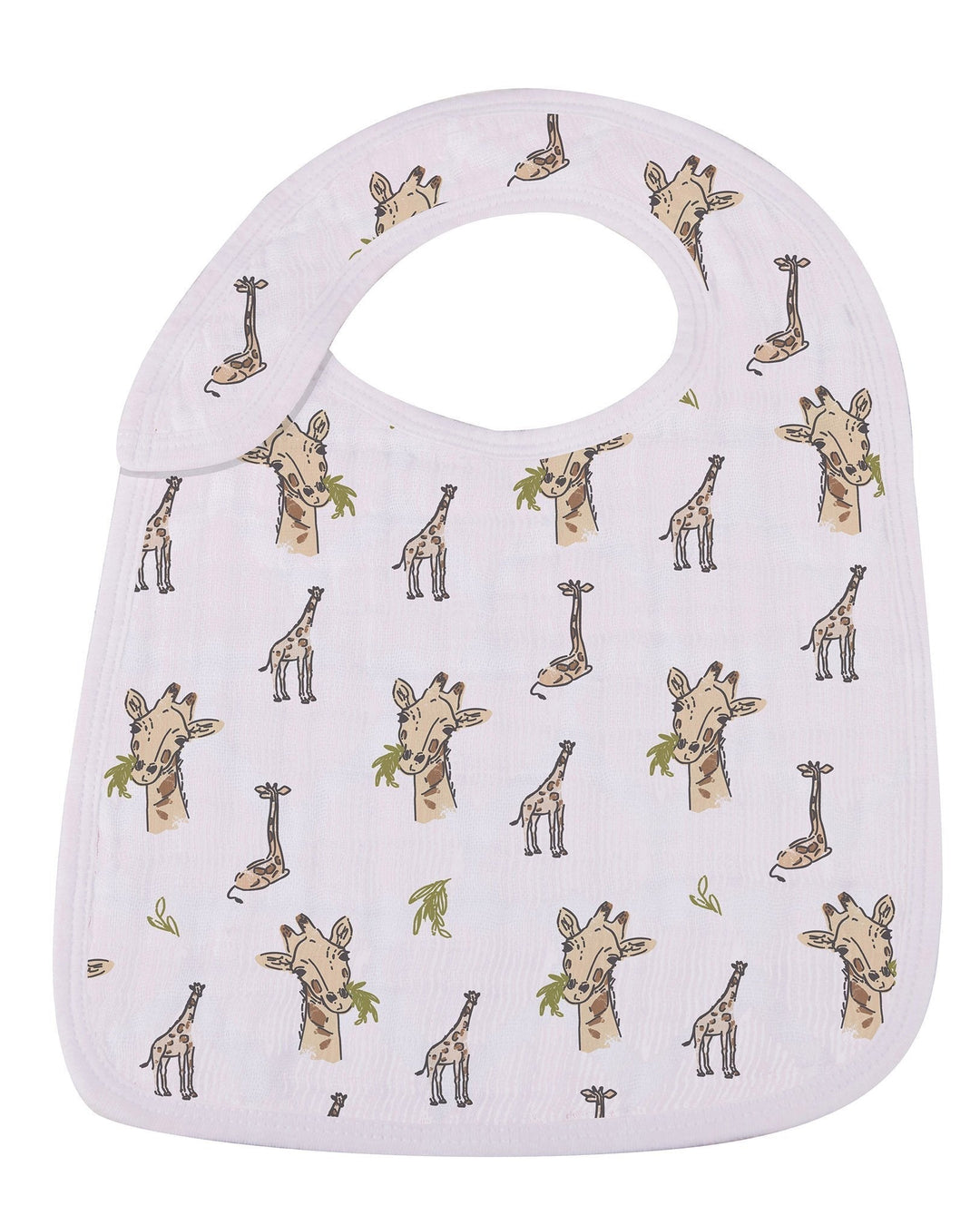 On The Savannah Bamboo Muslin Snap Bibs 3 Pack