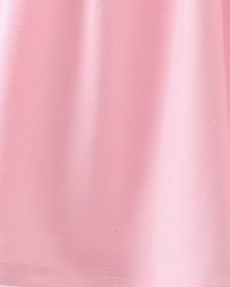 Close-up of a pink fabric texture