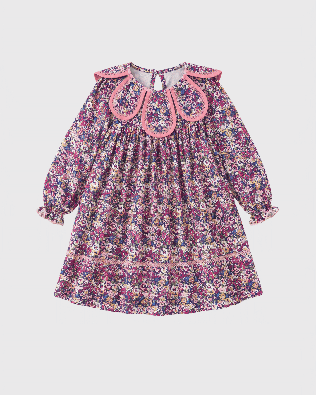 A long-sleeve baby girl&