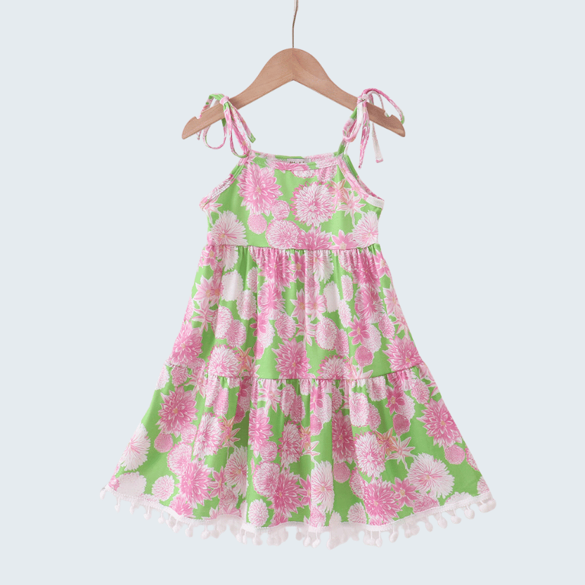 Floral Ruffle Tiered Dress