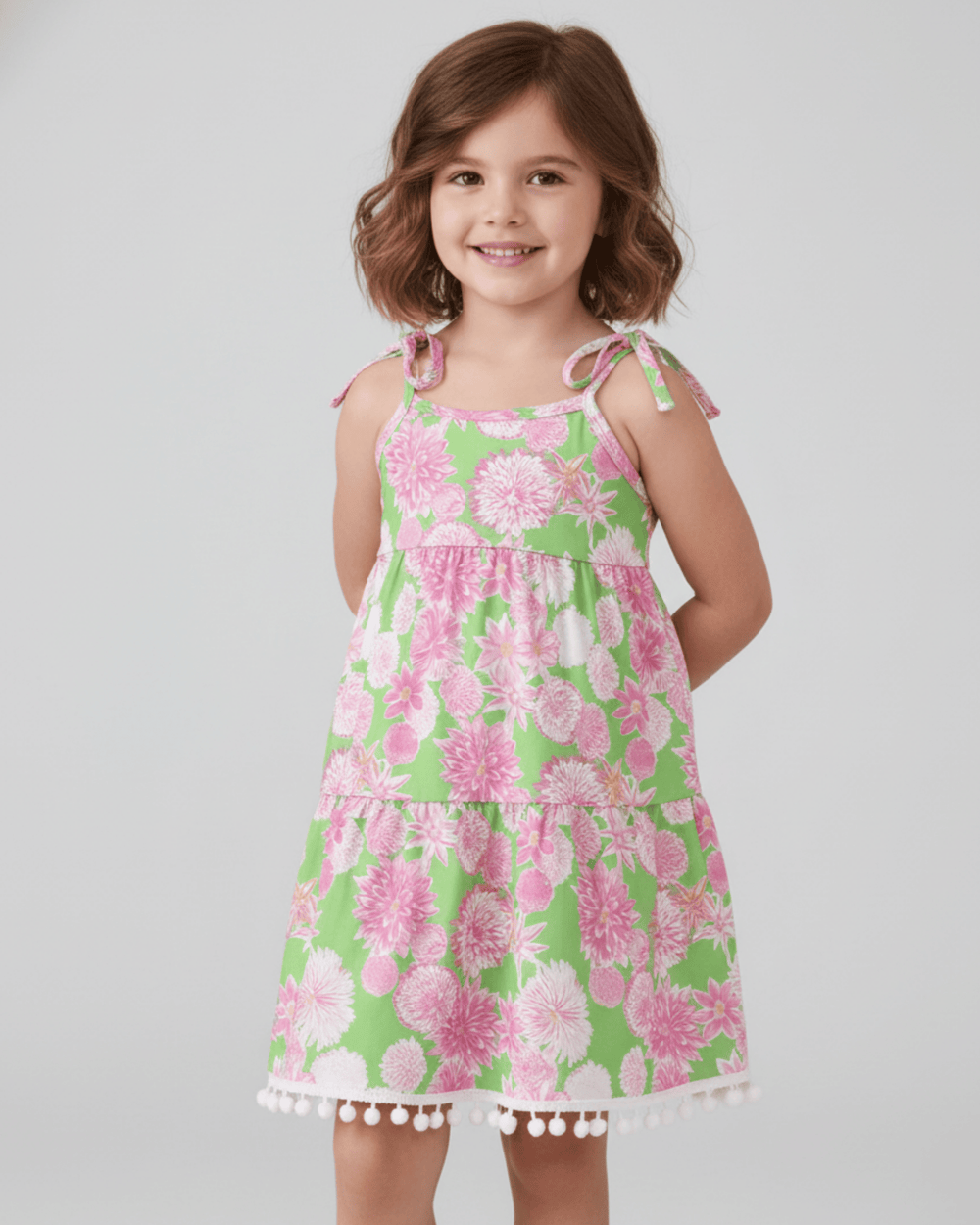 Floral Ruffle Tiered Dress