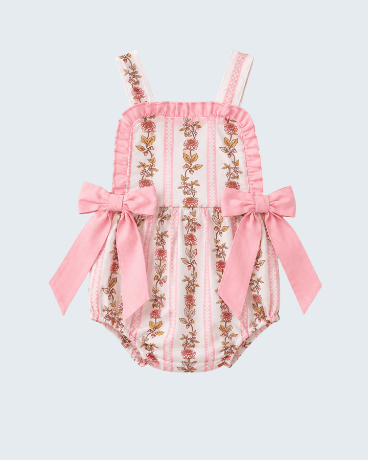 Pink Garden Ruffle Bubble on light grey background