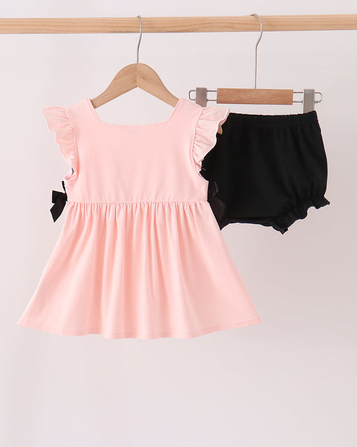 A toddler girl&