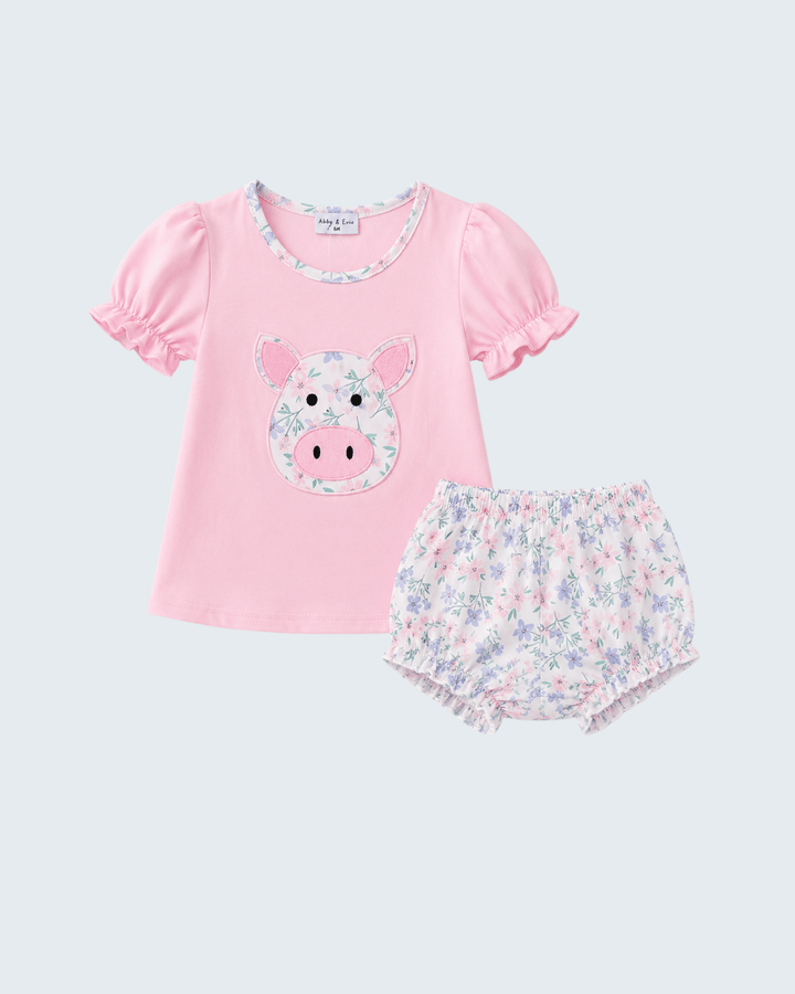 A two-piece baby girl&