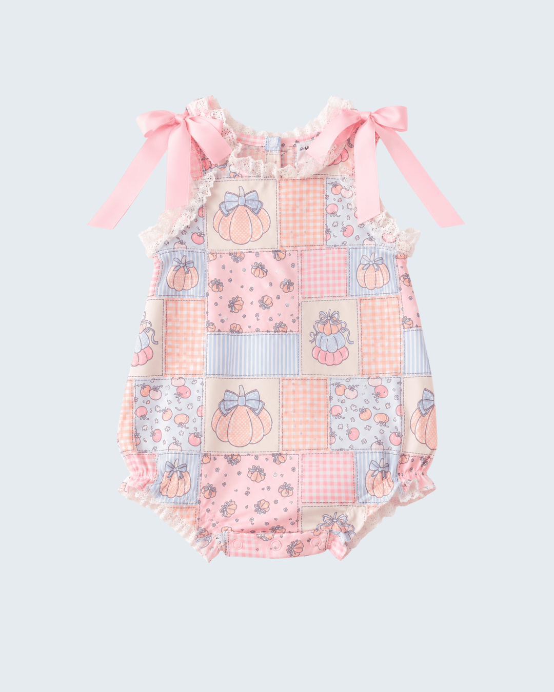 Pink Pumpkin Ruffle Bubble