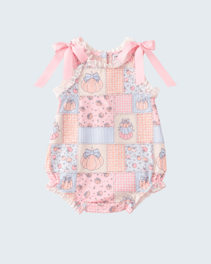 Pink Pumpkin Ruffle Bubble