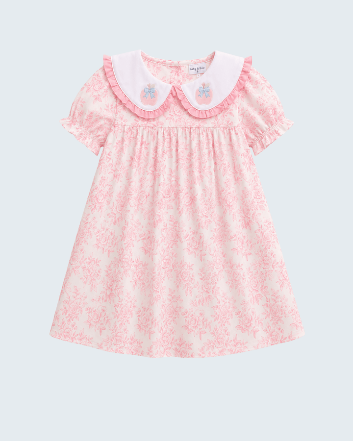 Light pink embroidered girls&