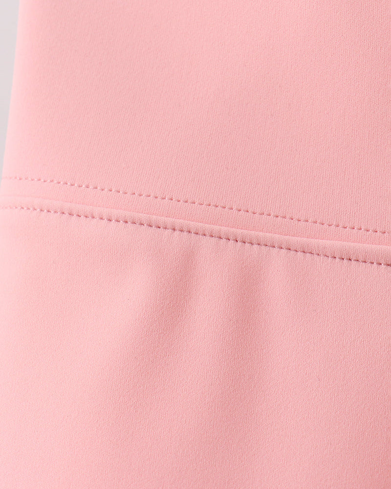 Close-up of a pink fabric texture