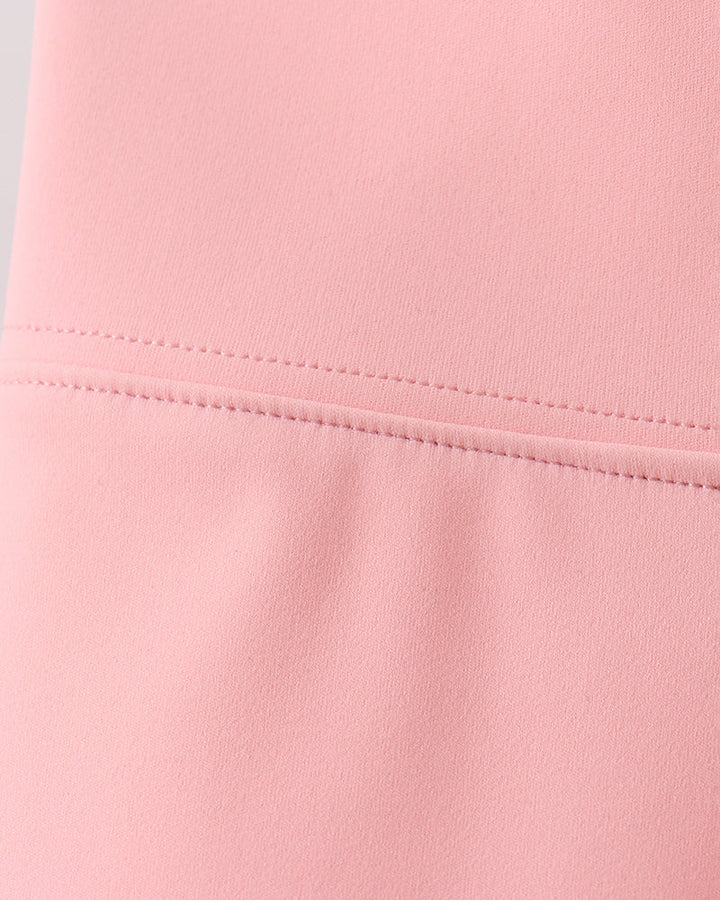 Close-up of a pink fabric texture