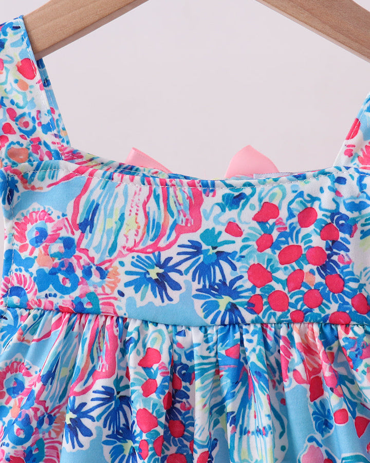Floral top on hanger