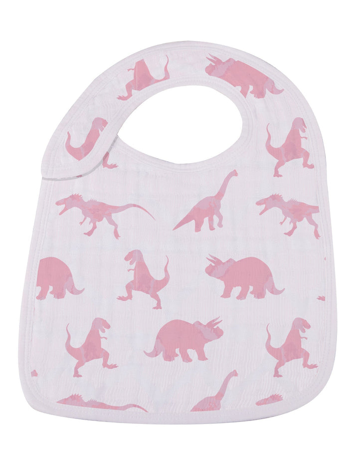 Pretty In Pink Bamboo Snap Bibs 3 Pack