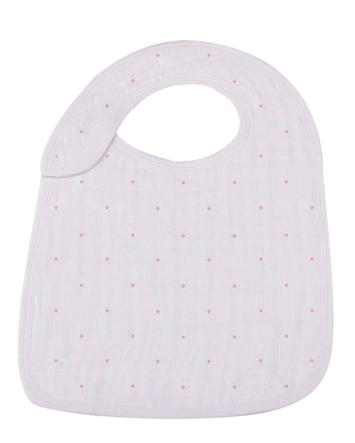 Pretty In Pink Bamboo Snap Bibs 3 Pack