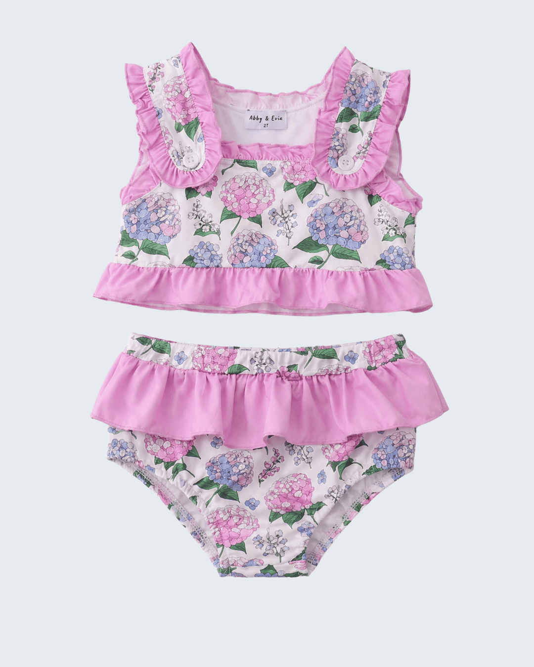 Purple Hydrangea UPF Swim Set