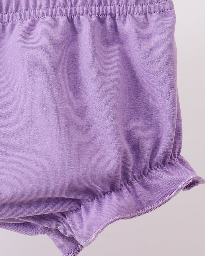 Purple bloomers on a hager