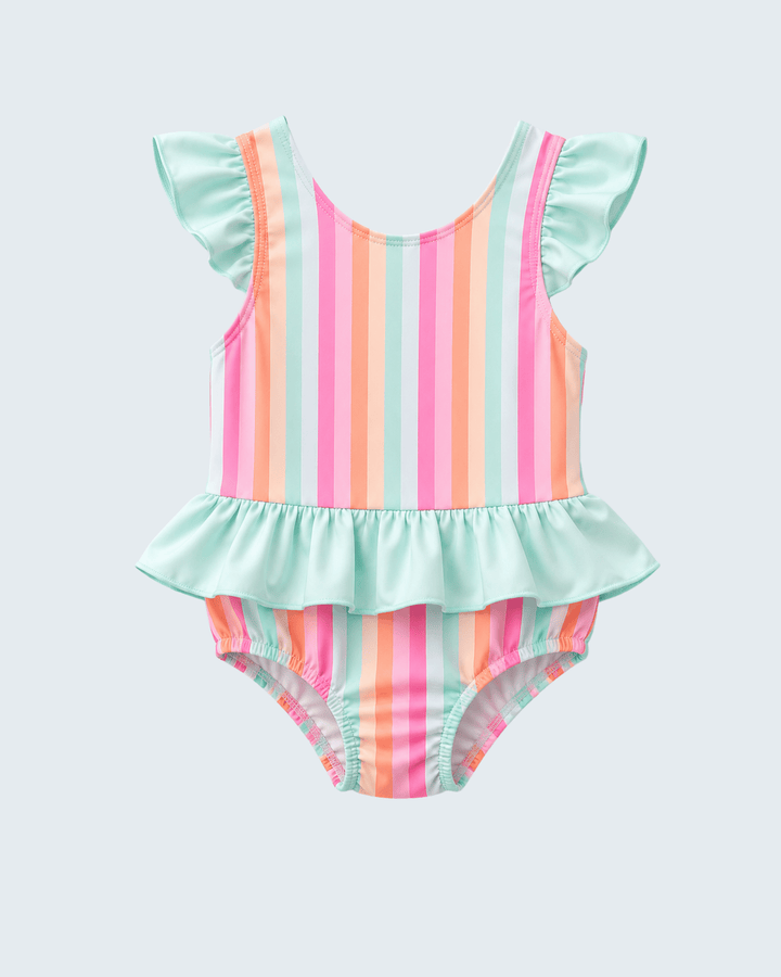 A toddler girl&