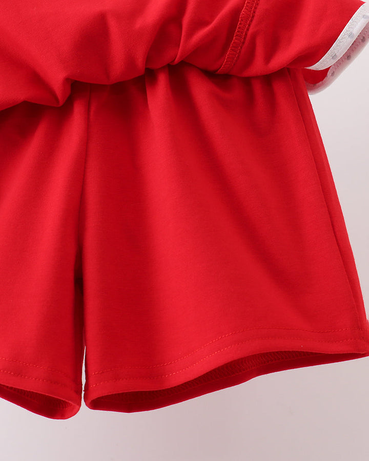 Red shorts