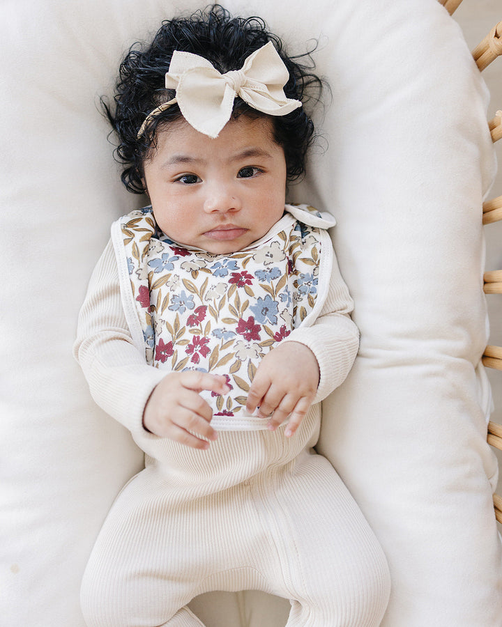 Desert Floral Classic Luxe Fleece Bib