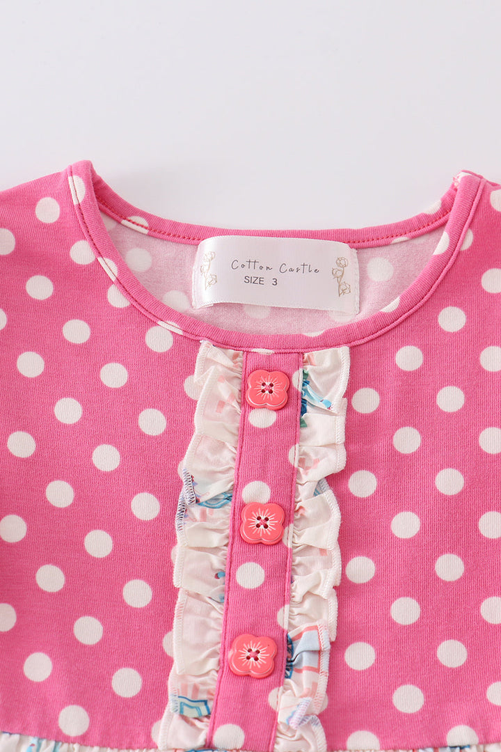 Platinum Balcony Pink Dot Dress