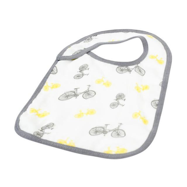 Traveler Bamboo Muslin Snap Bibs 3 Pack