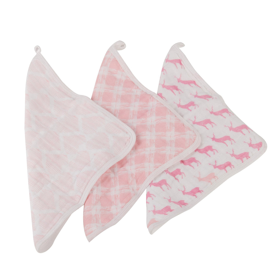 Pop of Pink Washcloth set 3 Pack