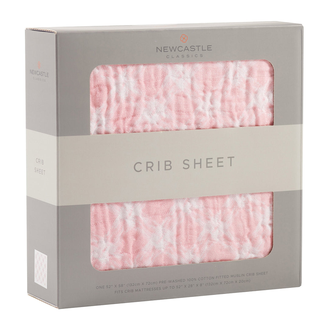 Plaid Cotton Muslin Crib Sheet