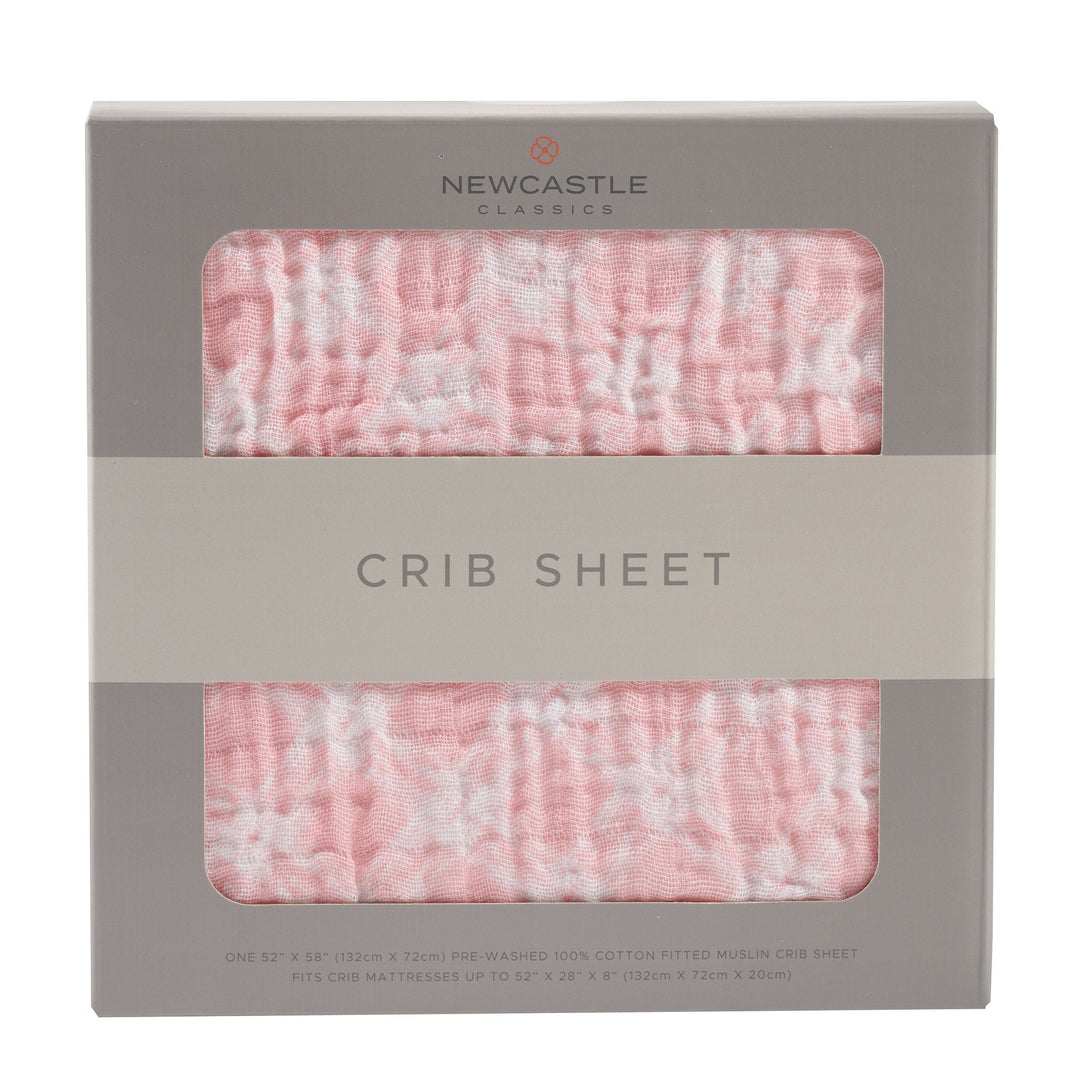 Plaid Cotton Muslin Crib Sheet