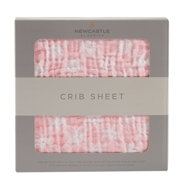 Plaid Cotton Muslin Crib Sheet