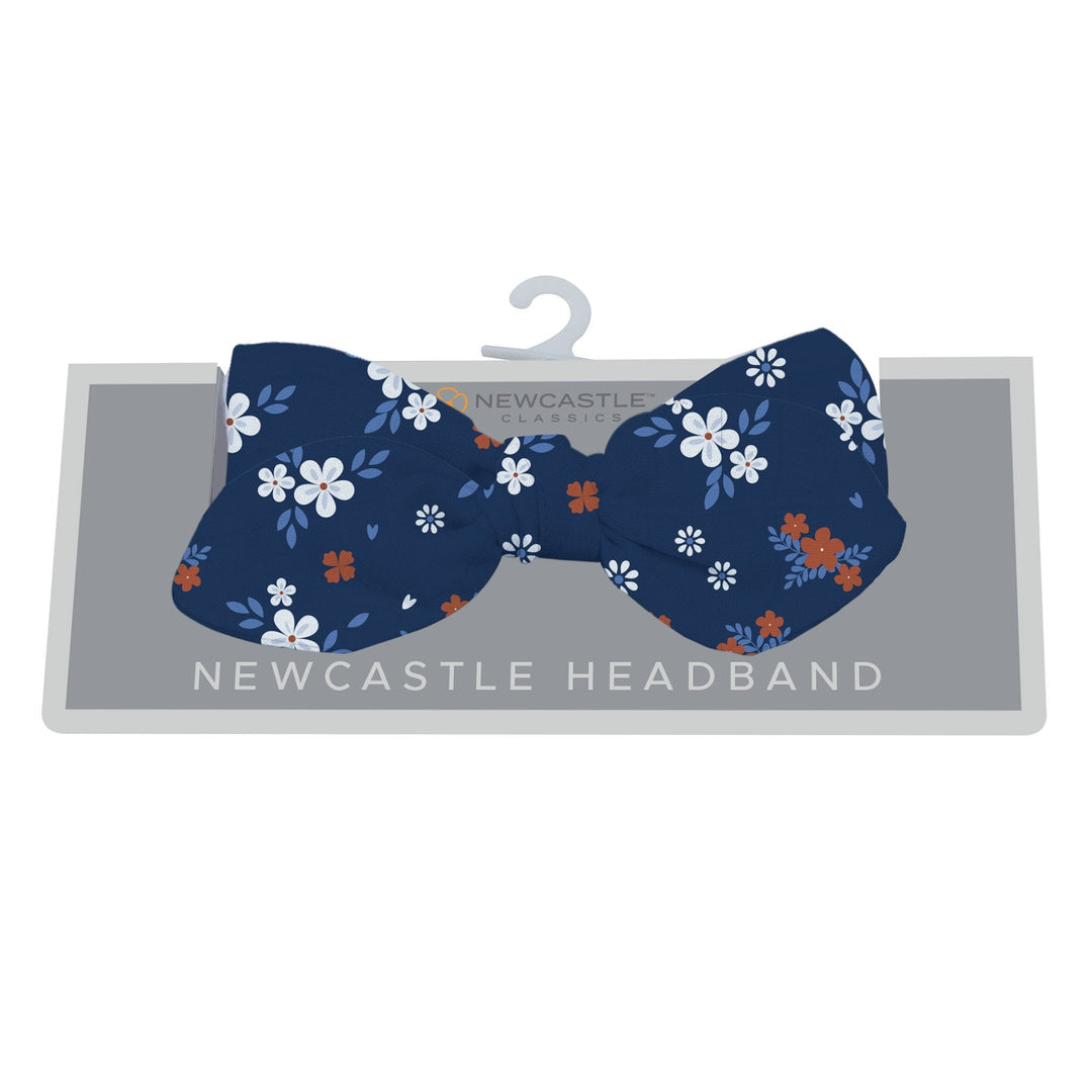 Serenity Floral Bamboo Headband