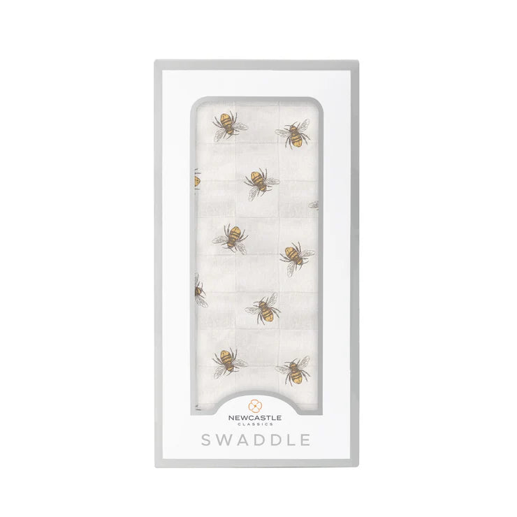 Honey Bee Bamboo Swaddle