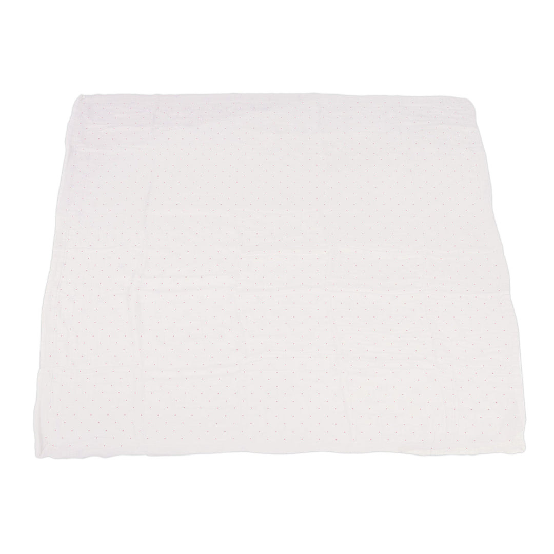 Pink Dinosaurs &amp; Pink Polka Dot Bamboo Newcastle Blanket