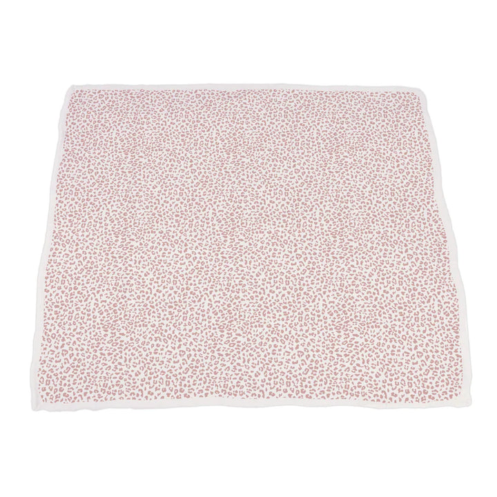 Dancing Flamingo and Little Leopard Newcastle Blanket
