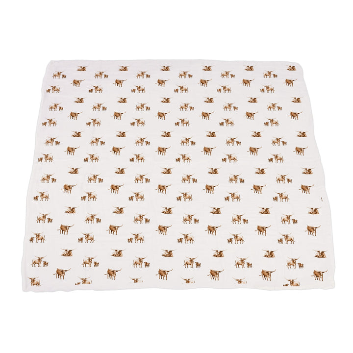 Longhorn Bamboo Newcastle Blanket