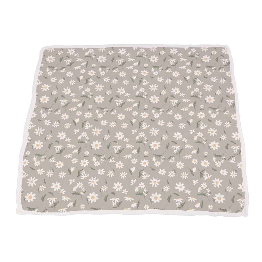 White Daisy Bamboo Newcastle Blanket