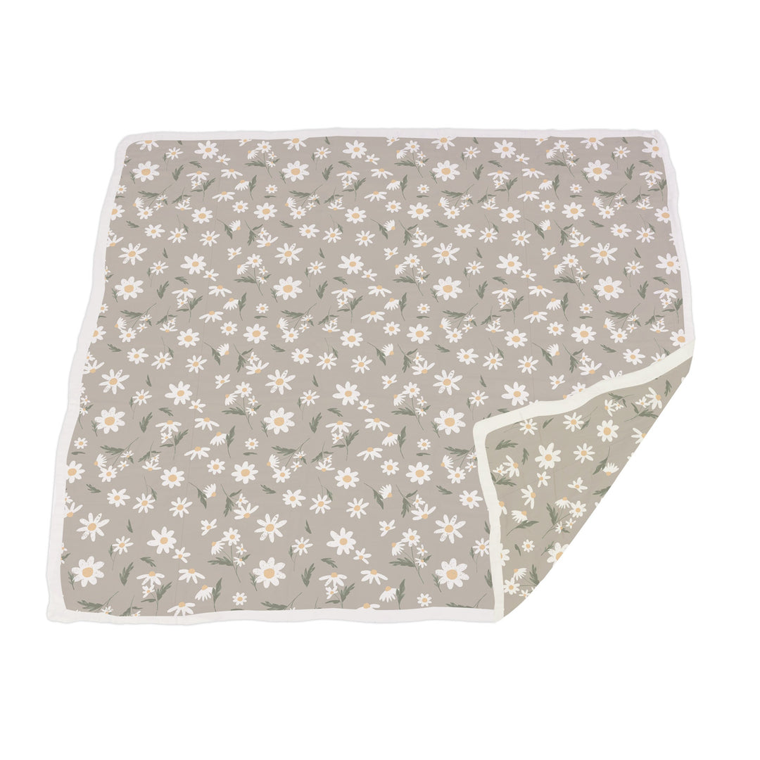 White Daisy Bamboo Newcastle Blanket