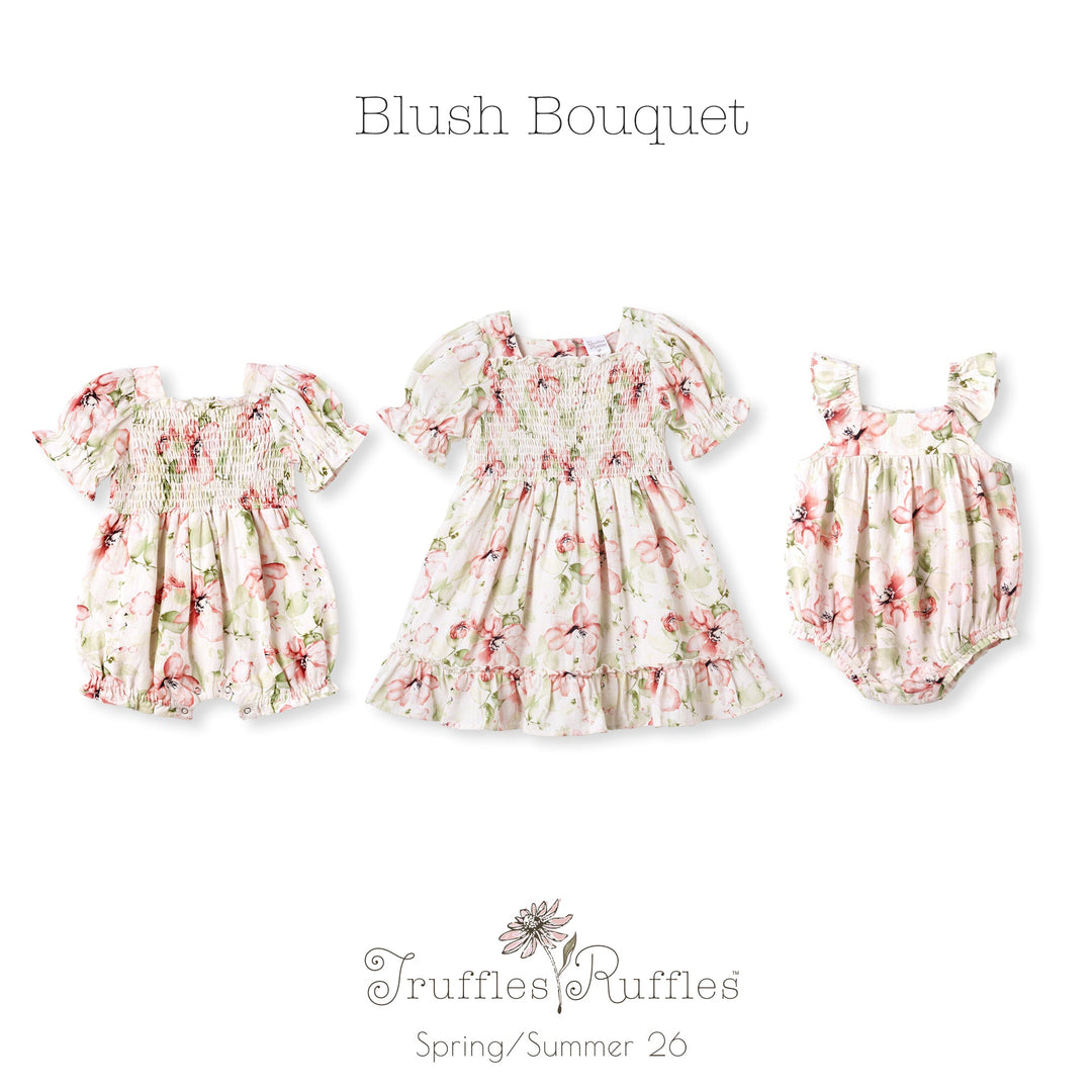 Blush Bouquet Floral Sunsuit
