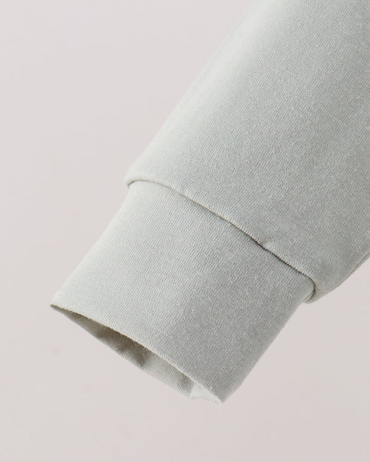 Sage green long sleeve with elastic cuff