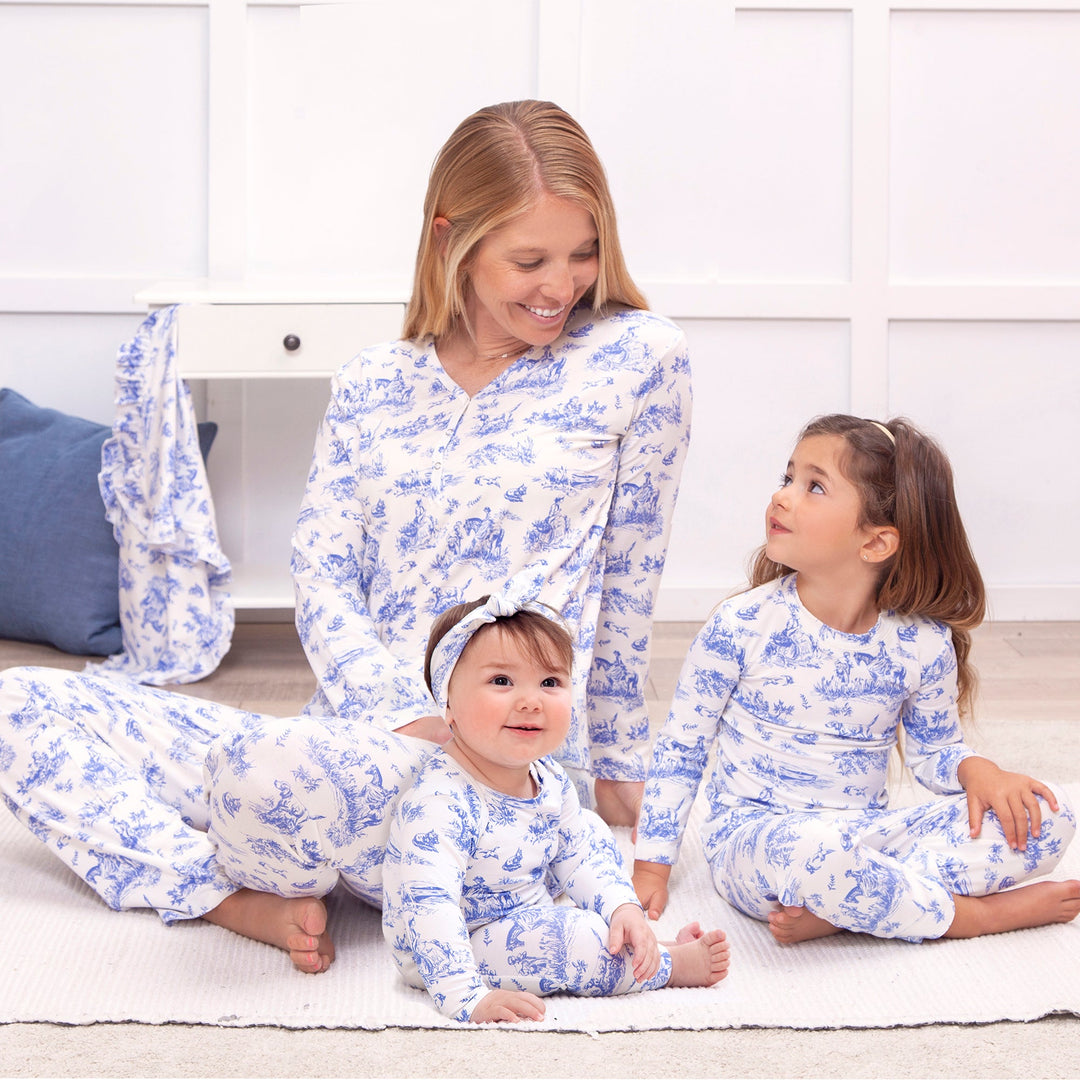 Toile de Jouy Bamboo Romper