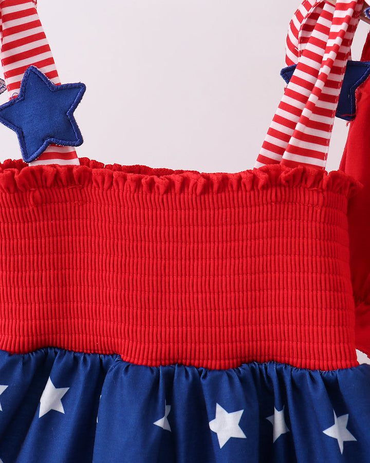 Star Smocked Bloomer Set